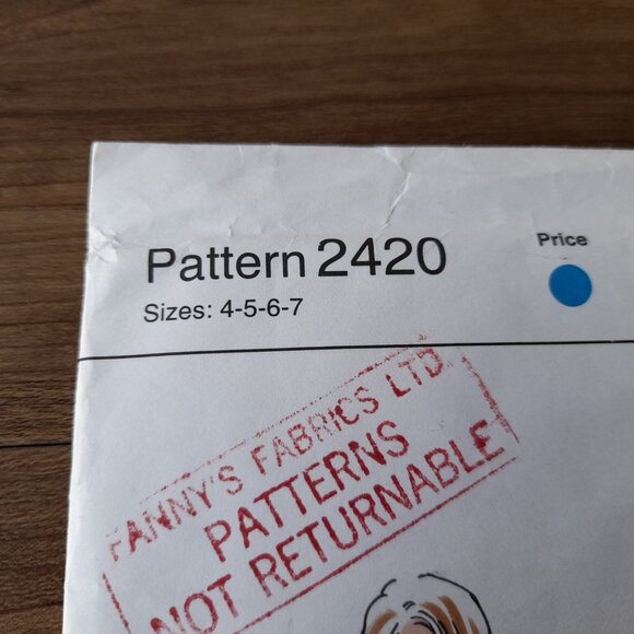 Kids Henley Shirts Pullover Tops Boys Girls Size 4-7 Kwik Sew 2420 UNCUT - Picture 3 of 9